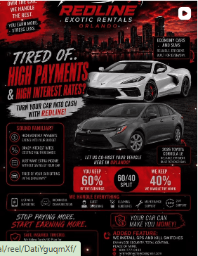 Redline Exotics exotic & luxury car rental — Instagram post 6